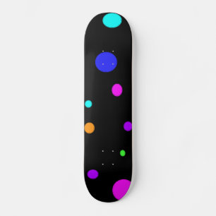 Färgad Orbs-skateboard Old School Skateboard Bräda 21,6 Cm