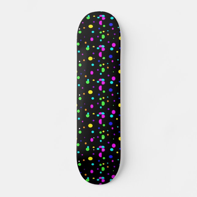 Färgad Orbs-skateboard Skateboard Bräda 20 Cm (Framsida)