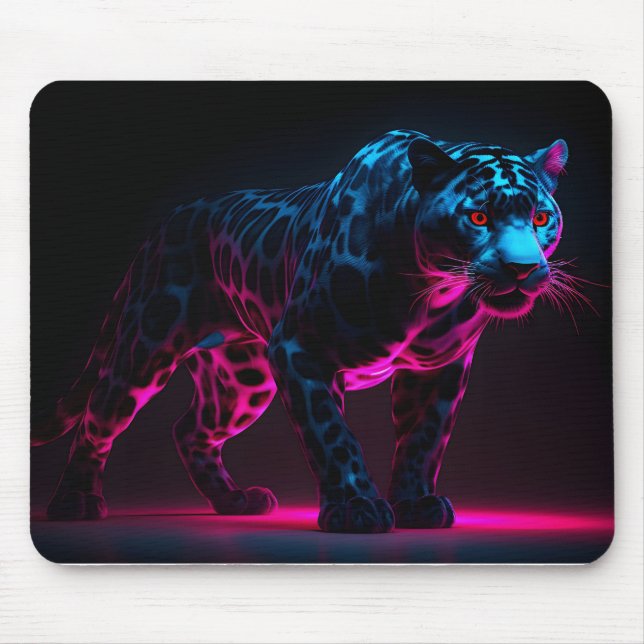"Färgad Panther" Musmatta (Framsidan)
