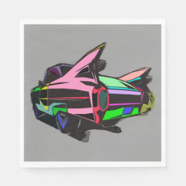 Färgad Pappersservett