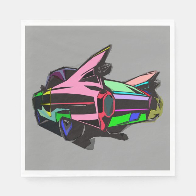 Färgad Pappersservett (Framsidan)