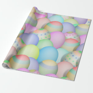 Färgad Påskägg Background Presentpapper