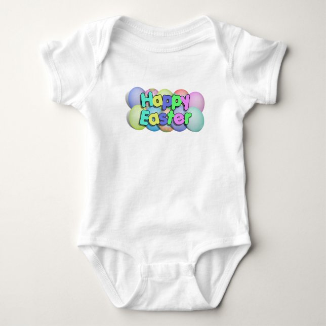 FÄRGAD PÅSKÄGG - GLAD PÅSK TEE SHIRT (Framsida)