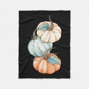 Färgad Pastel Pumpkin för höstsäsong Fleecefilt