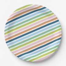 Färgad Pastel Rand Mönster