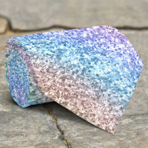 Färgad Pastel Struktur Elegant Shiny Glass Effekt Slips