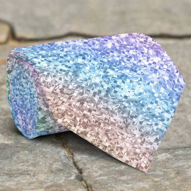 Färgad Pastel Struktur Elegant Shiny Glass Effekt Slips (Skapare uppladdad)