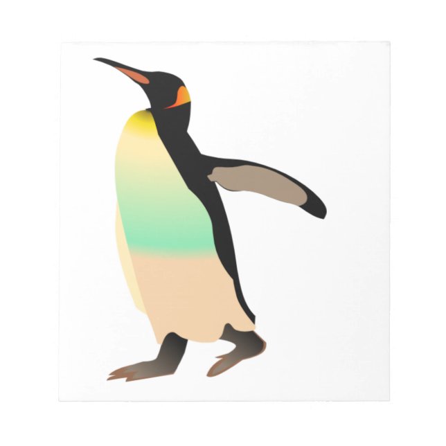 Färgad Peguin Anteckningsblock (Framsida)