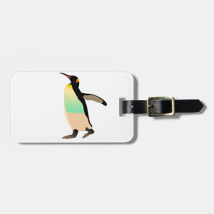 Färgad Peguin Bagagebricka