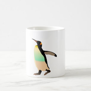 Färgad Peguin Kaffemugg