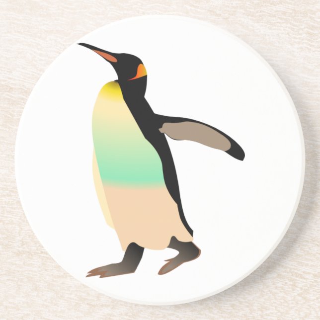 Färgad Peguin Underlägg (Framsidan)