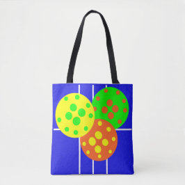 Färgad picklebollar. tygkasse