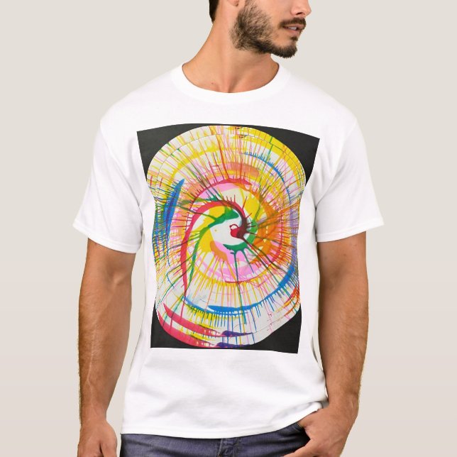 FÄRGAD PINHJUL T SHIRT (Framsida)