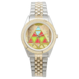 Färgad Pyramid Armbandsur