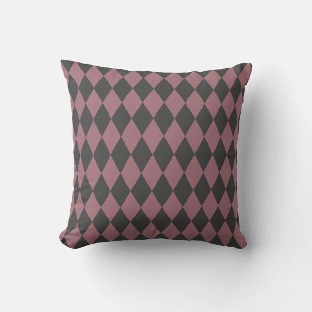 Färgad Rhombus elegant dekorativ kudde (Framsida)