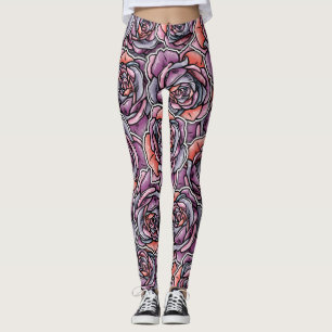 Färgad Ro Flower Leggings