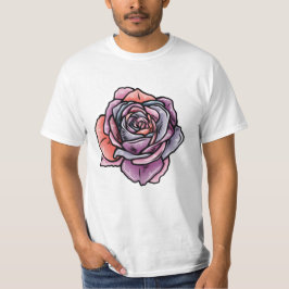 Färgad Ro Flower T Shirt