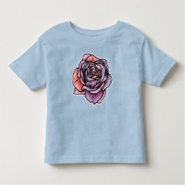 Färgad Ro Flower T Shirt