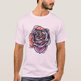 Färgad Ro Flower T Shirt
