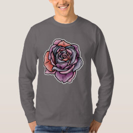 Färgad Ro Flower T Shirt