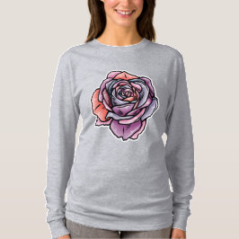 Färgad Ro Flower T Shirt