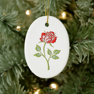 Färgad Ro Julgransprydnad Keramik