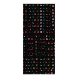 Färgad Smiles Reklamkort