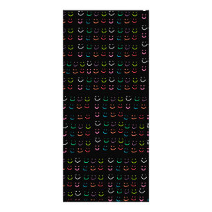 Färgad Smiles Reklamkort