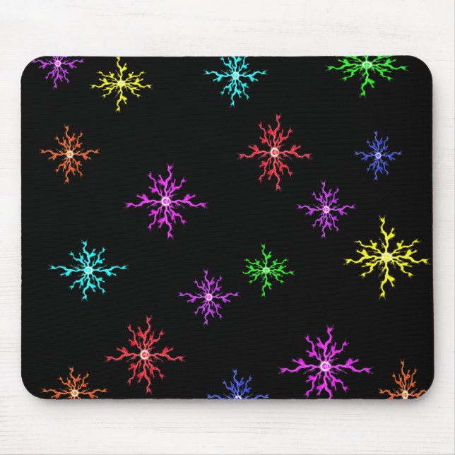 Färgad Sparks Lightning Mousepad Musmatta (Framsidan)