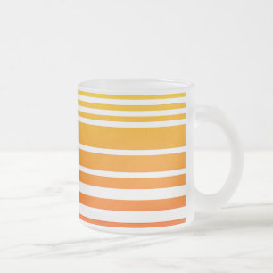 Färgad streckkod Frostad Glas Mugg