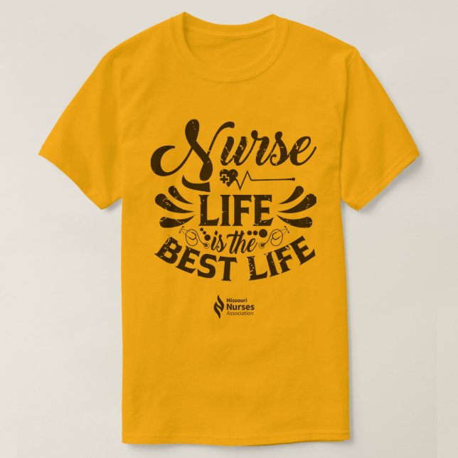 Färgad T-Shirt för sjukförsäkring Life Light (Design framsida)