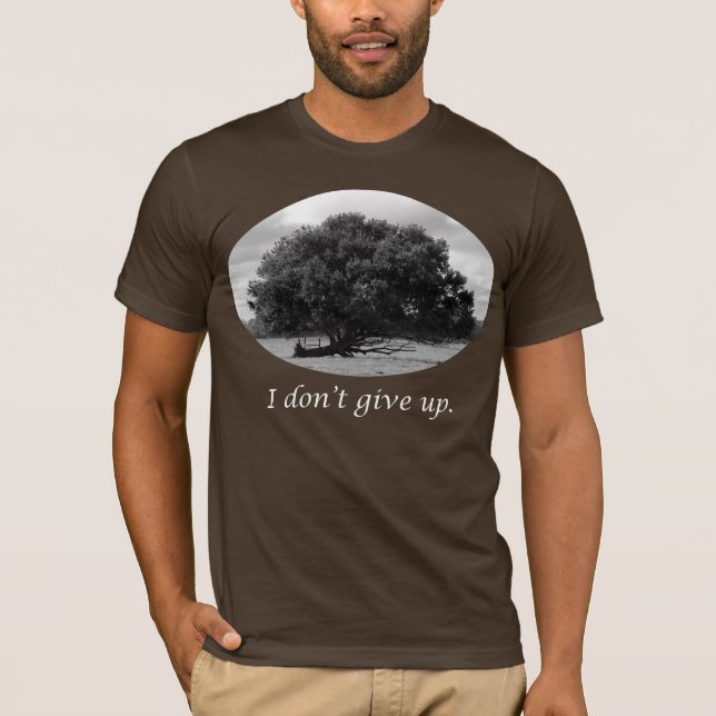 Färgad T-tröja för livets träd mörk T-shirt (Framsida)
