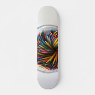 Färgad Tandplockare Skateboard