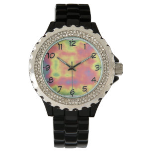 Färgad Tie Armbandsur