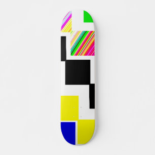 Färgad trappor mini skateboard bräda 18,5 cm