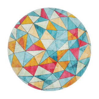 Färgad Triangles: Grunge Vintage Mönster