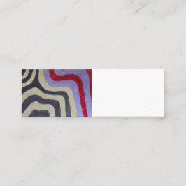 Färgad Vinkarare Affärskort Mini Visitkort