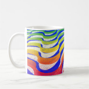 Färgad vinkarare kaffemugg