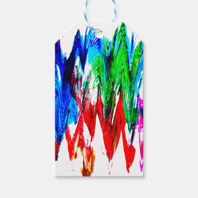 Färgad vinkarare presentetikett (Framsidan)