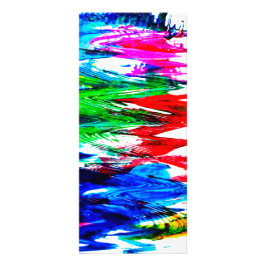 Färgad vinkarare reklamkort