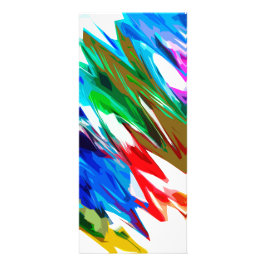 Färgad vinkarare reklamkort