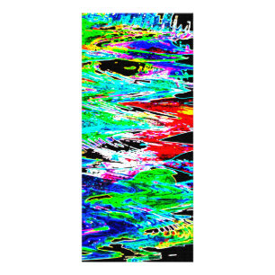 Färgad vinkarare reklamkort