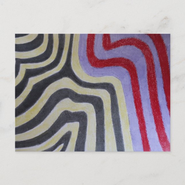 Färgad Vinkart vykort (Framsida)