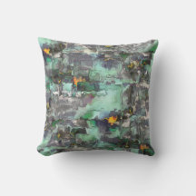 Färgad virtuellare sten, grått till mint grönt har