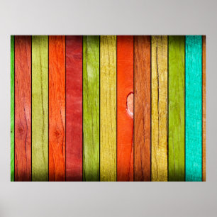 färgad wooden struktur, 3D illustration3d, abstrac Poster