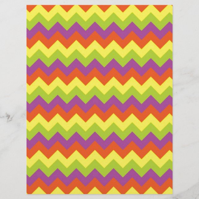 Färgad zig zags (Framsida)