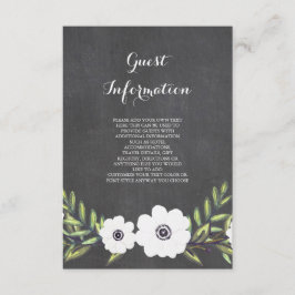 Färgade Anemones-färgkort för kalkkort Tilläggskort