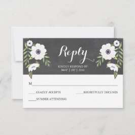 Färgade Anemones med färgkort - OSA kort