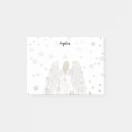 Färgade Angel och Stars Postit Notes Post-it Block