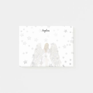 Färgade Angel och Stars Postit Notes Post-it Block